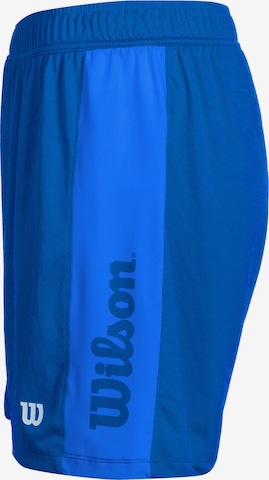 WILSON Loosefit Sporthose in Blau