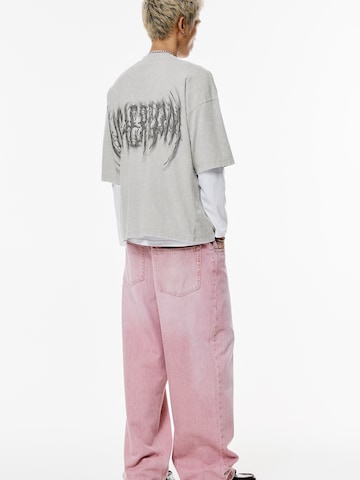 Pull&Bear Tričko 'STWD' – šedá