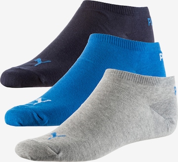PUMA Ankle Socks in Blue: front
