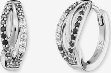 Engelsrufer Ohrringe in Schwarz: Vorderseite