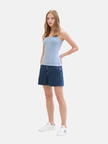 TOM TAILOR DENIM Loosefit Shorts in Blau