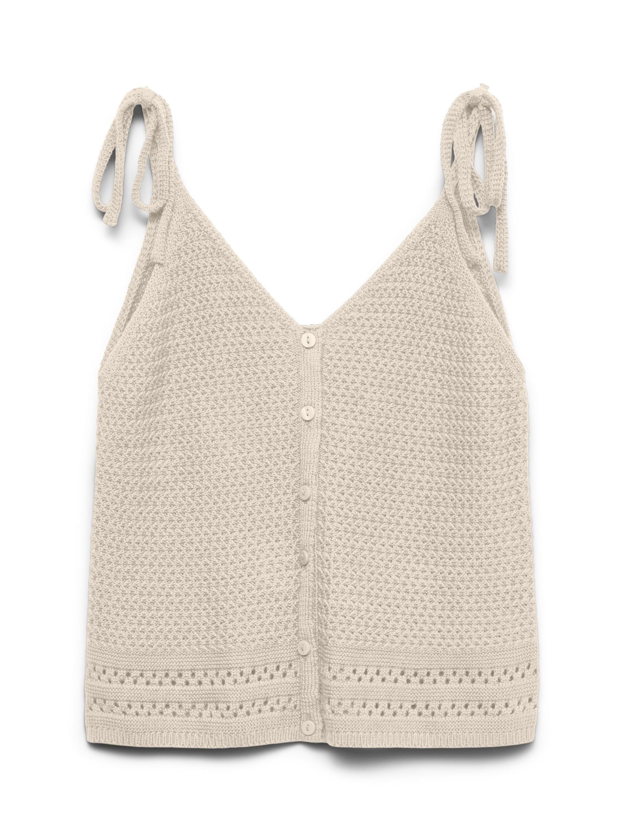 VERO MODA Top 'VMSALTY' in Beige: Vorderseite