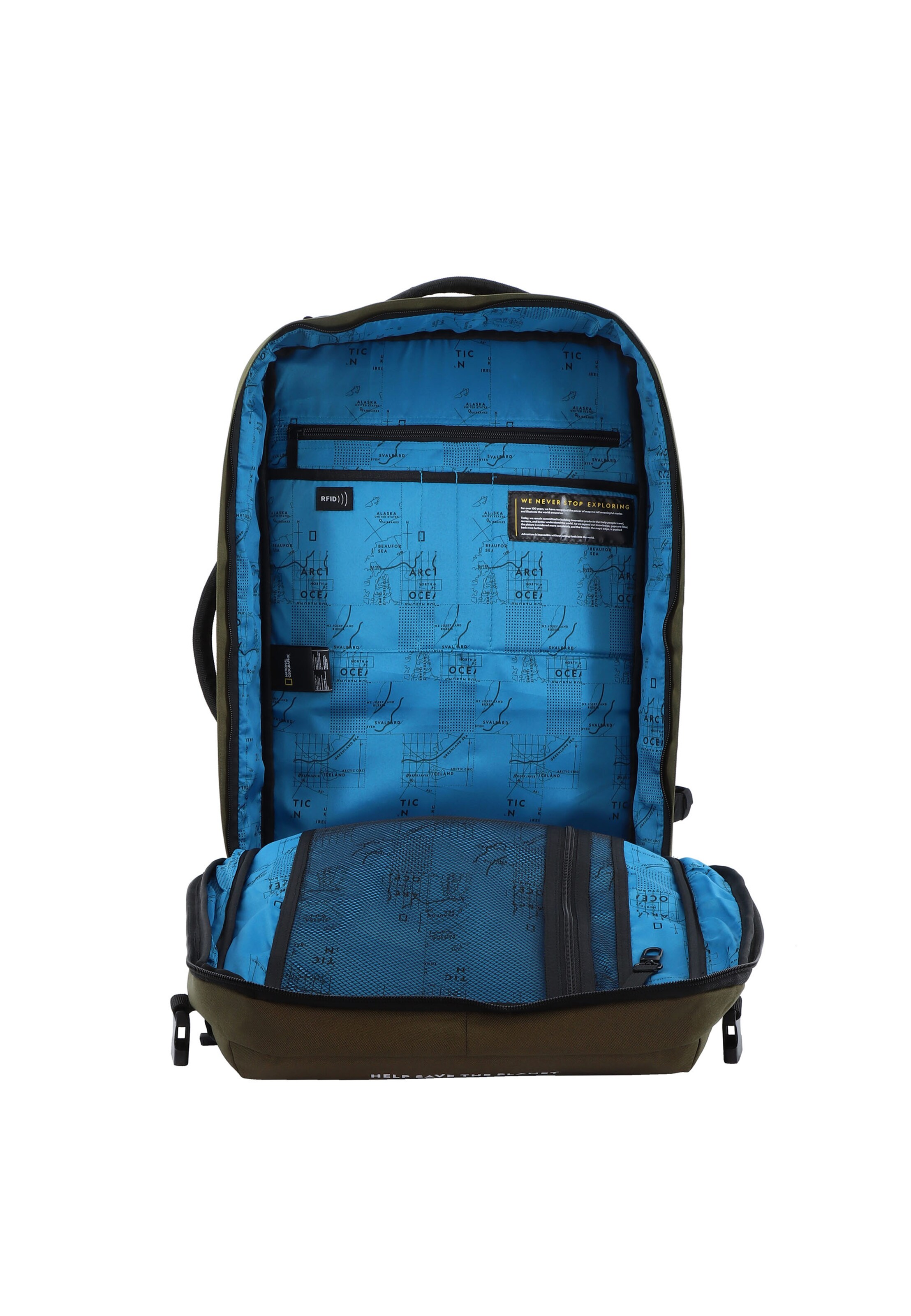 National Geographic Rucksack 'OCEAN' in Braun