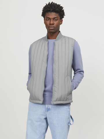 JACK & JONES Vest in Grey: front