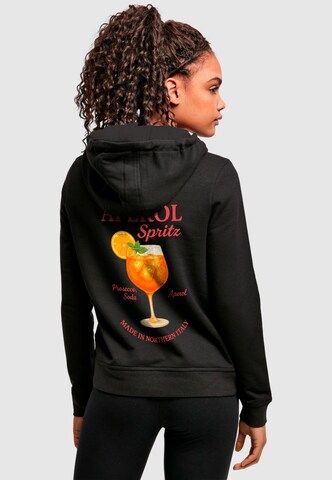 Merchcode Sweatshirt 'Aperol Spritz' in Schwarz