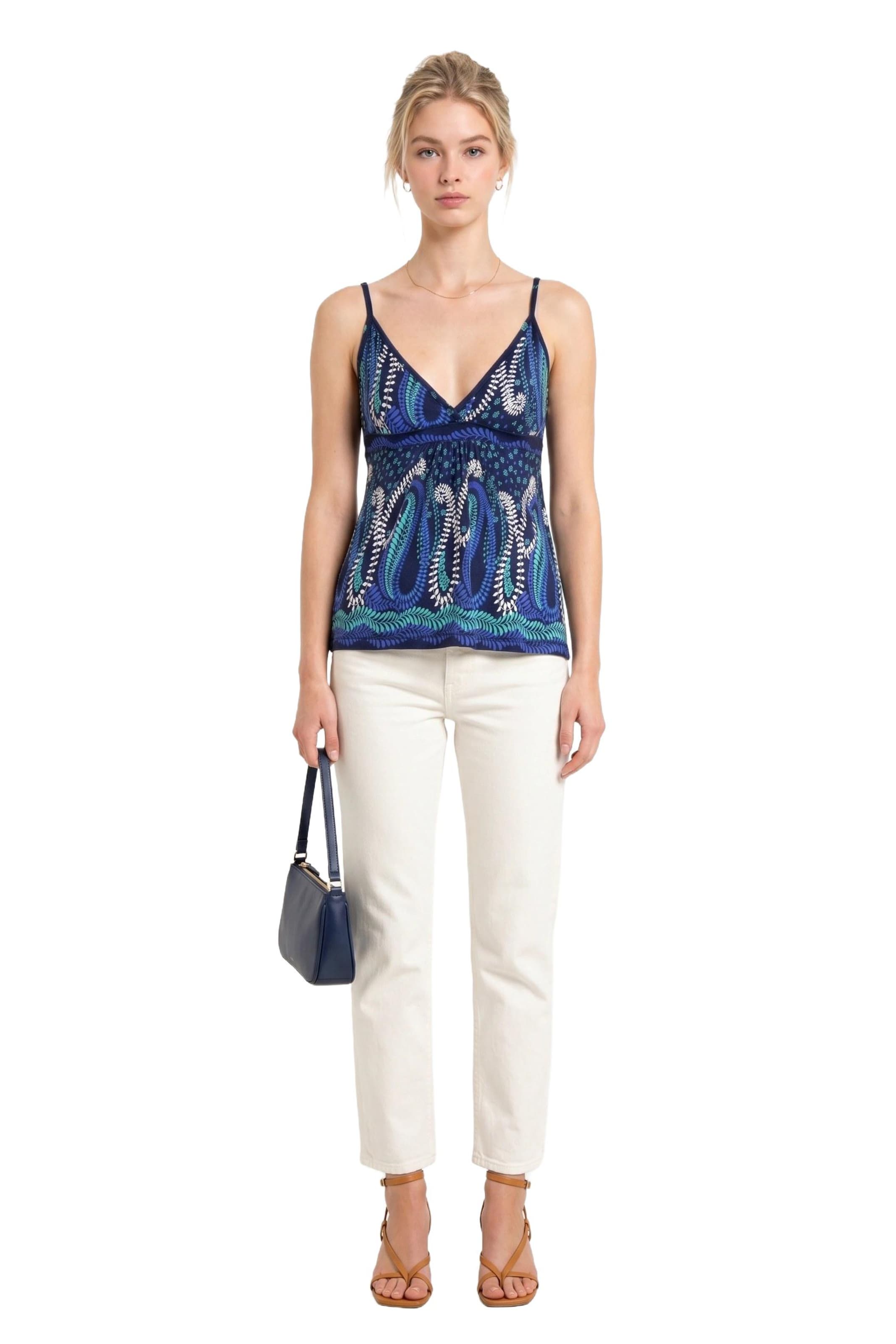 Alexa Dash Top in Blauw