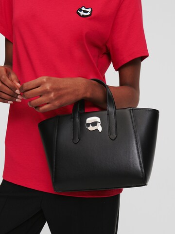 Karl Lagerfeld Handtasche in Schwarz: Vorderseite