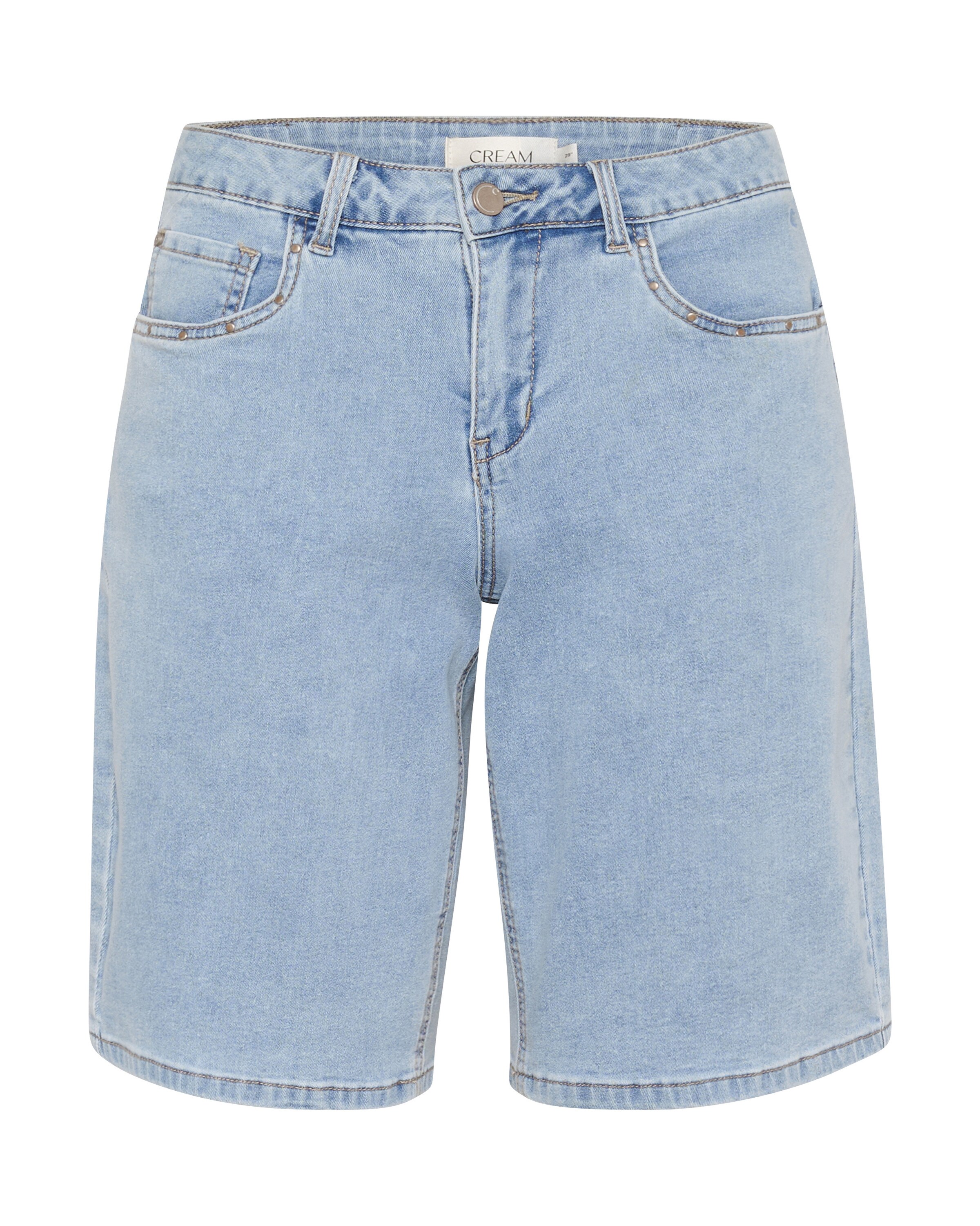 Regular Jean 'Lone' Cream en bleu : devant