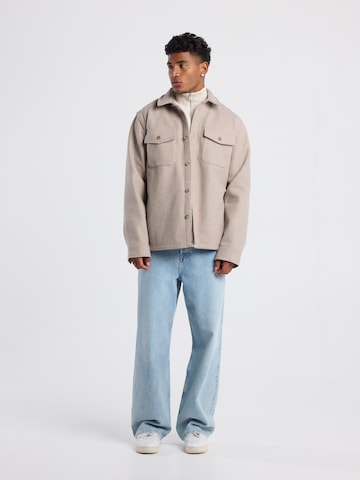 America Today Regular fit Button Up Shirt in Beige