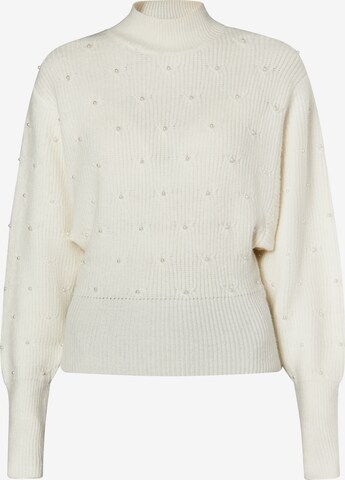 Pull-over faina en blanc : devant