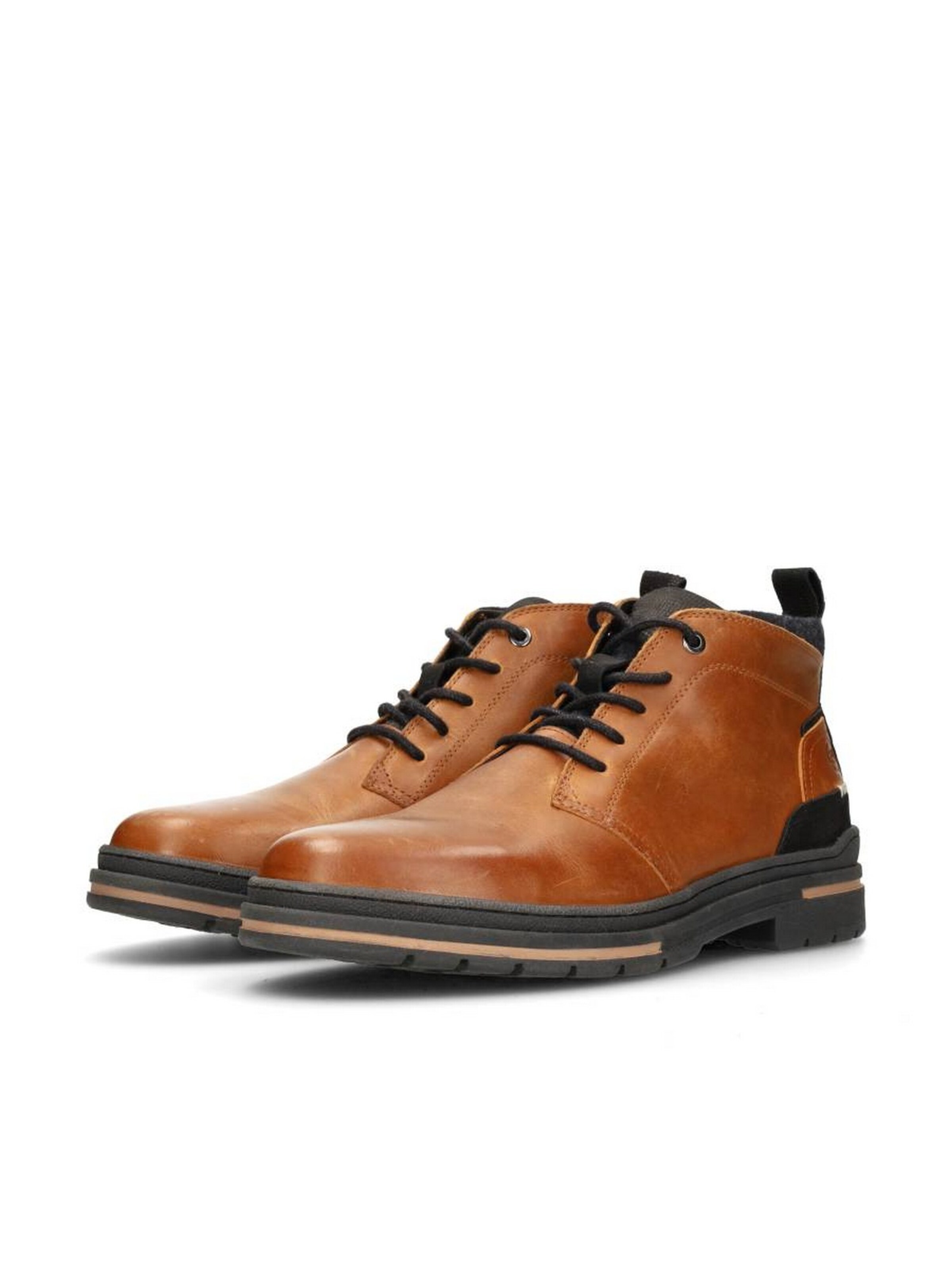 Bottines à lacets 'Brut' PS Poelman en marron