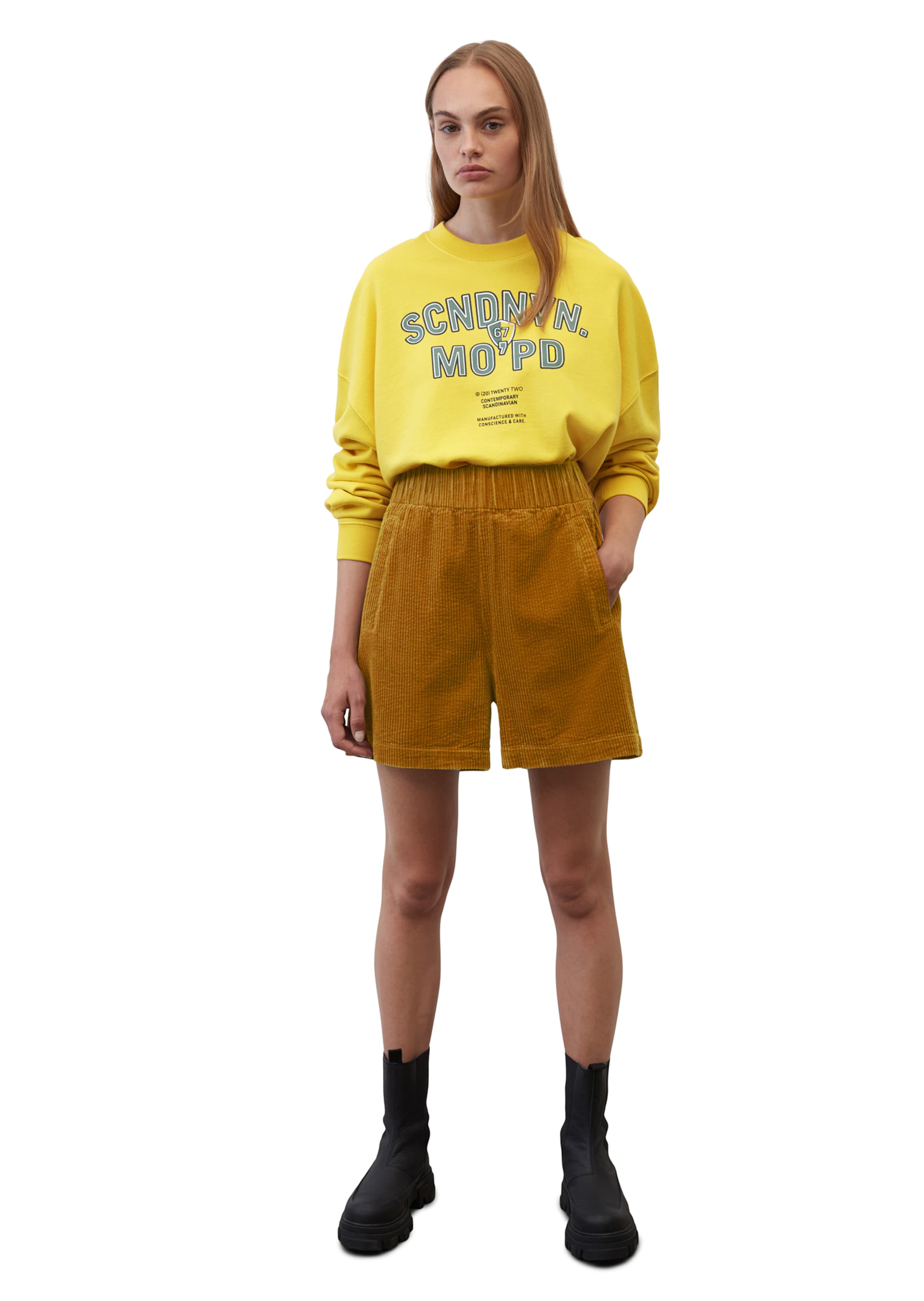 Marc O'Polo DENIM Regular Trousers in Brown