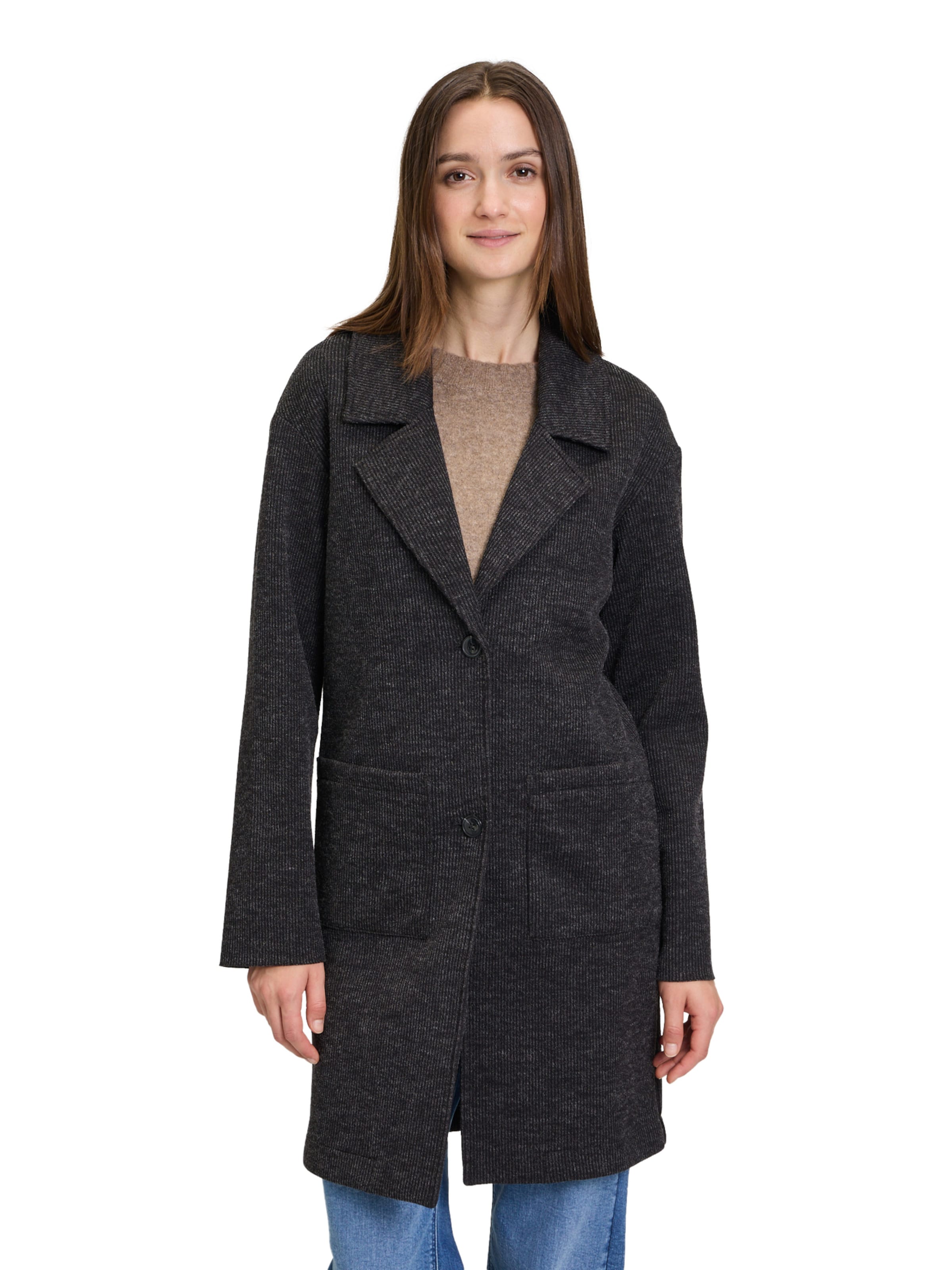 Cartoon Between-seasons coat in Grey: front