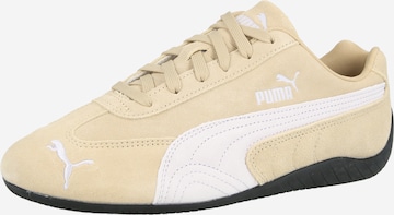 Baskets basses 'Speedcat' PUMA en beige : devant
