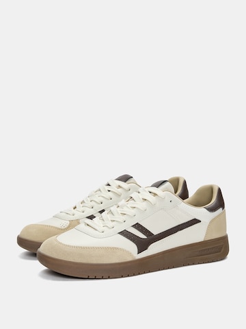 Pull&Bear Platform trainers in Beige