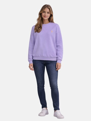 U.S. POLO ASSN. Sweatshirt in Lila