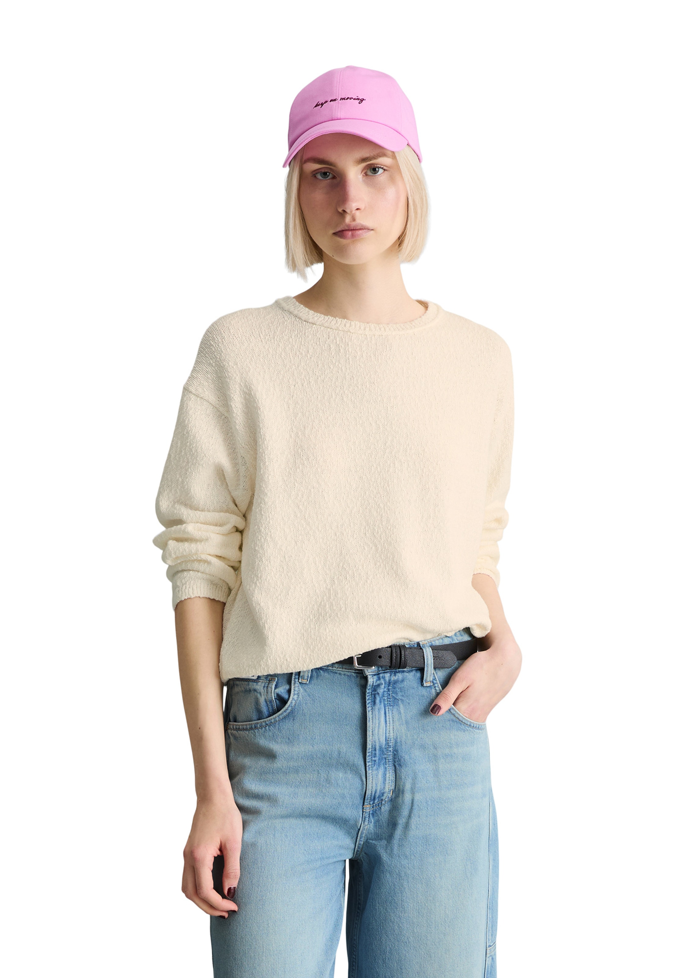 Marc O'Polo DENIM Sweater in Beige: front