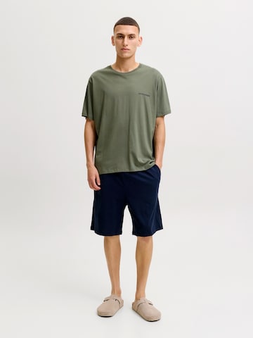 Pijama scurtă 'JACEVEREST' de la JACK & JONES pe verde: față