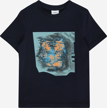 s.Oliver Shirt in Blue: front