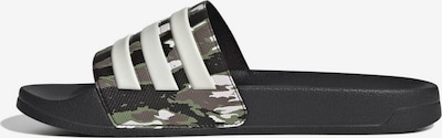 ADIDAS SPORTSWEAR Natikače 'Adilette Shower' u smeđa / zelena / crna / bijela, Pregled proizvoda