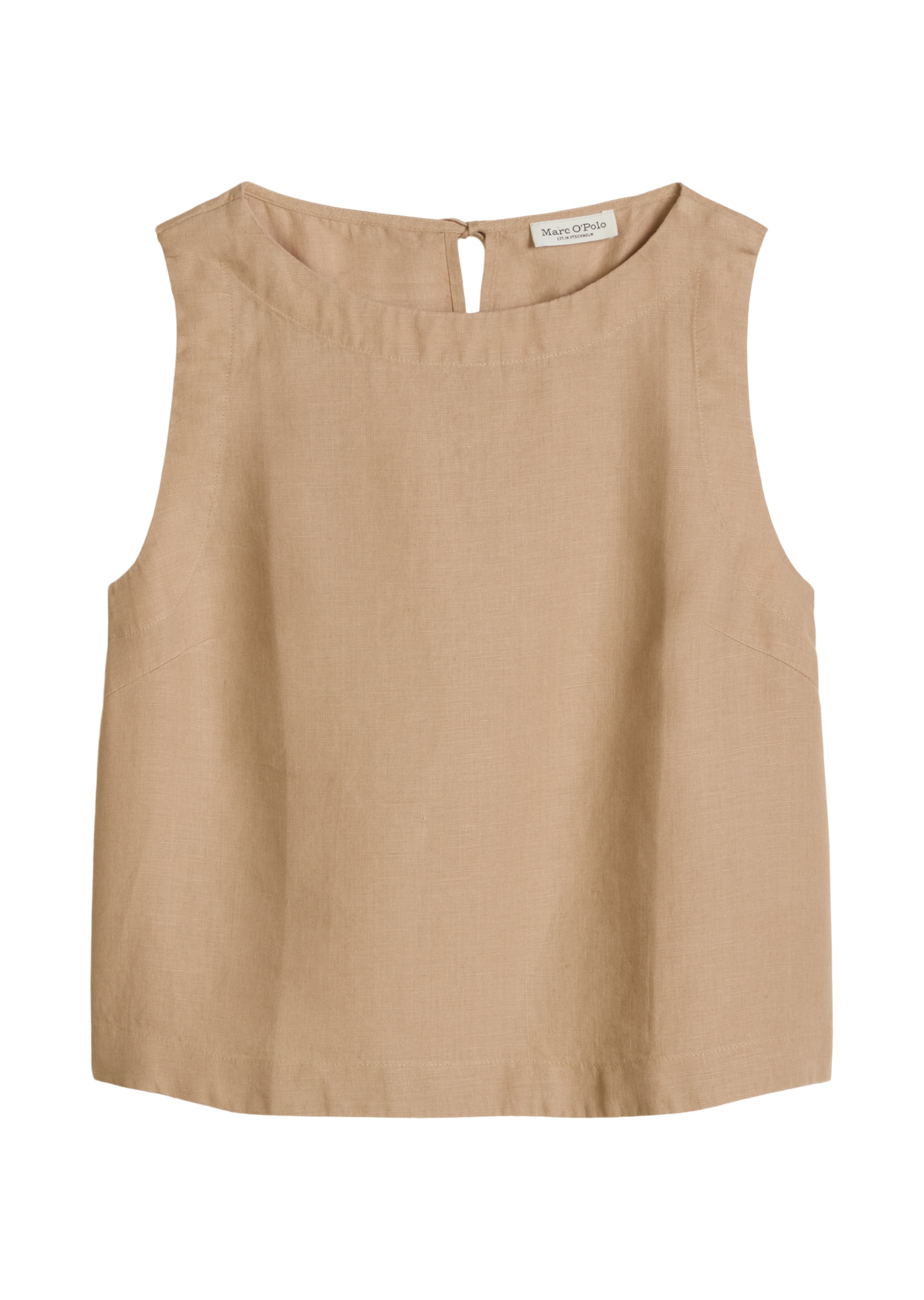 Marc O'Polo Blouse in XXS in de kleur Camel, Productweergave