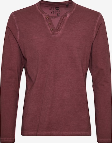 !Solid V-Shirt 'Tinox' in Rot: predná strana