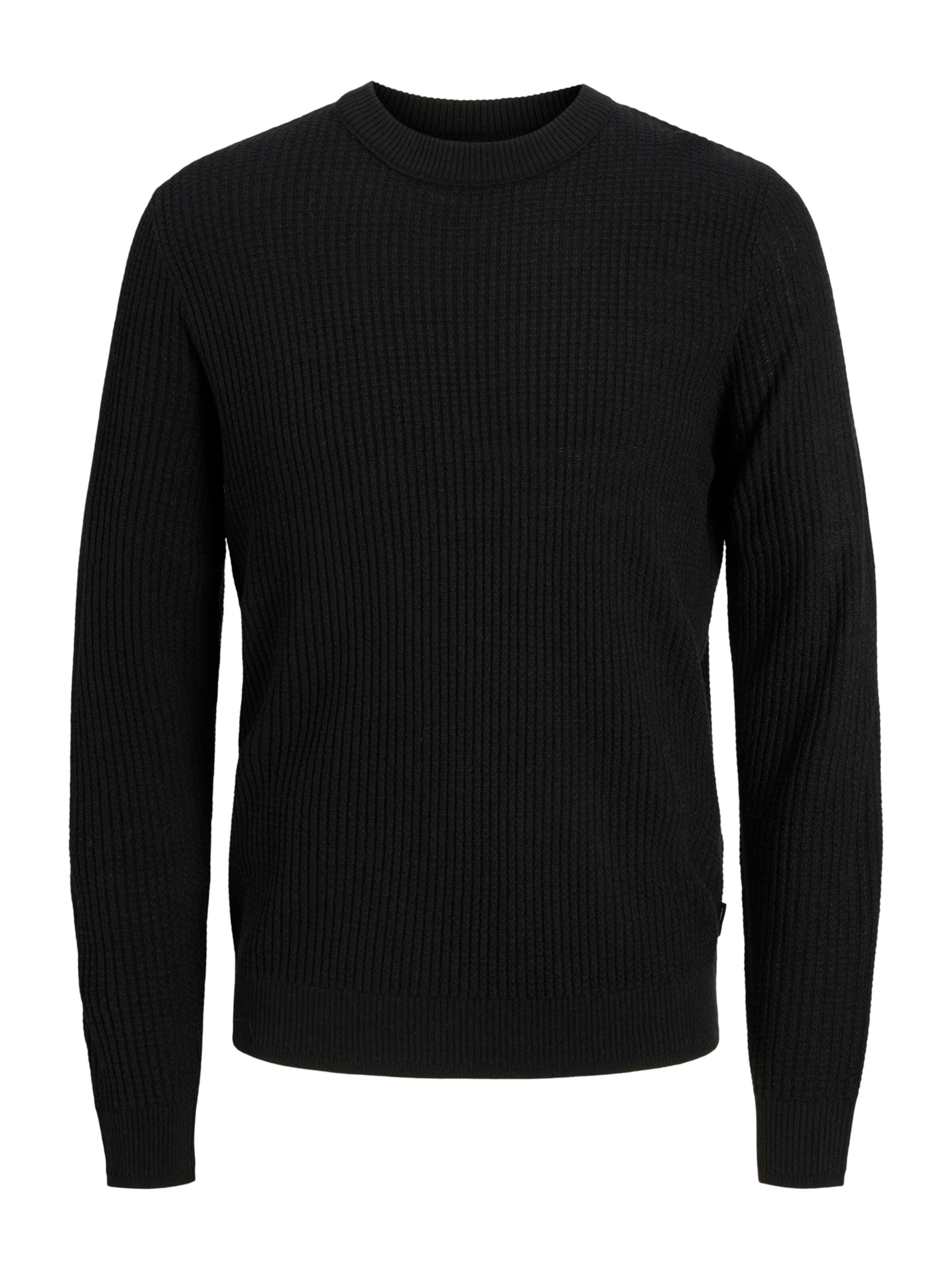 Pull-over 'JREBASHER' JJ Rebel en noir : devant