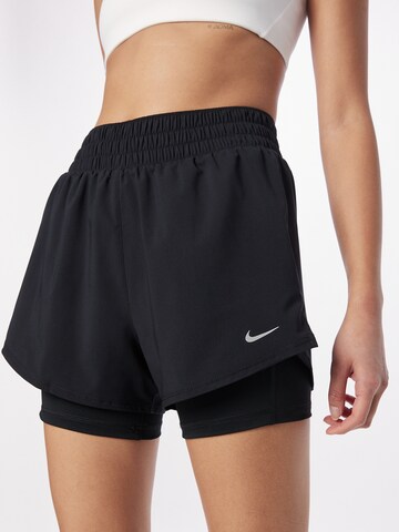 NIKE Regular Workout Pants in Black