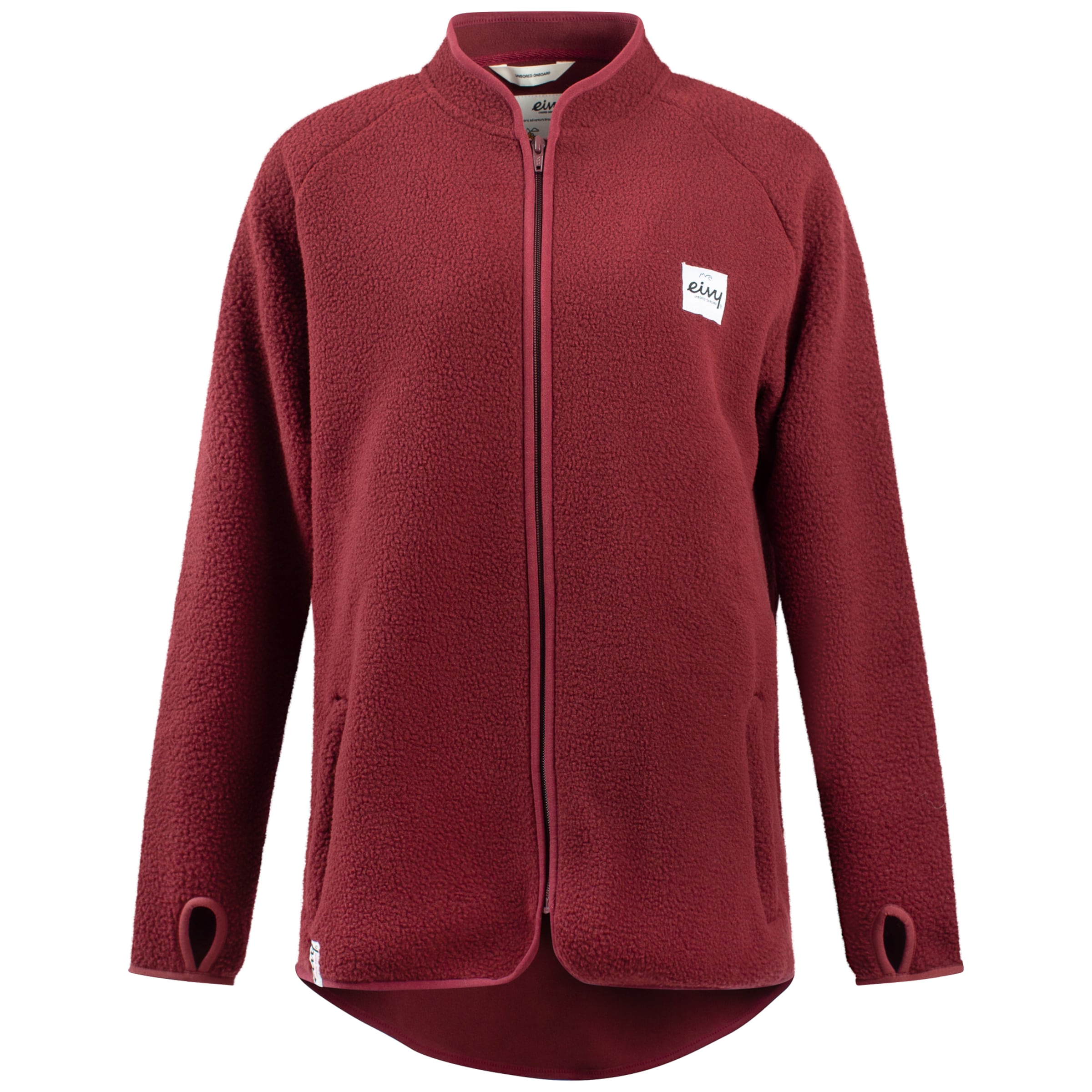 Eivy Funktionsfleecejacke 'Redwood' in Rot: Vorderseite