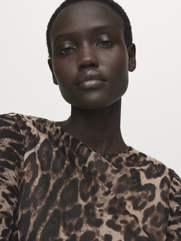 MANGO Kleid 'OLBIA' in Braun