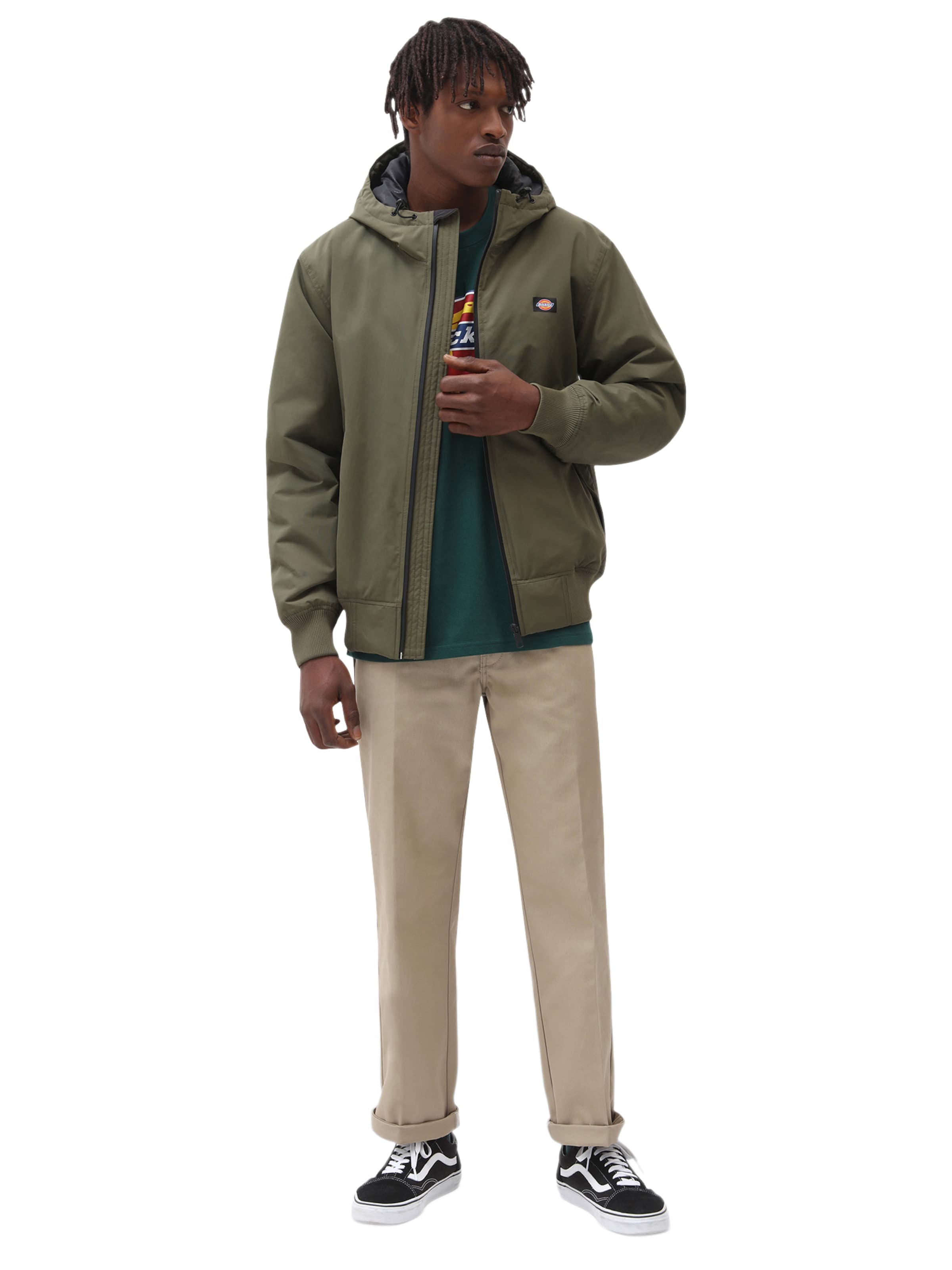 DICKIES Kevad-sügisjope 'New Sarpy', värv roheline