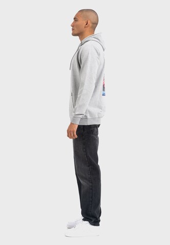 Oldskull Sweatshirt 'Retro Cherry Chaser Logo Graphic' in Grey