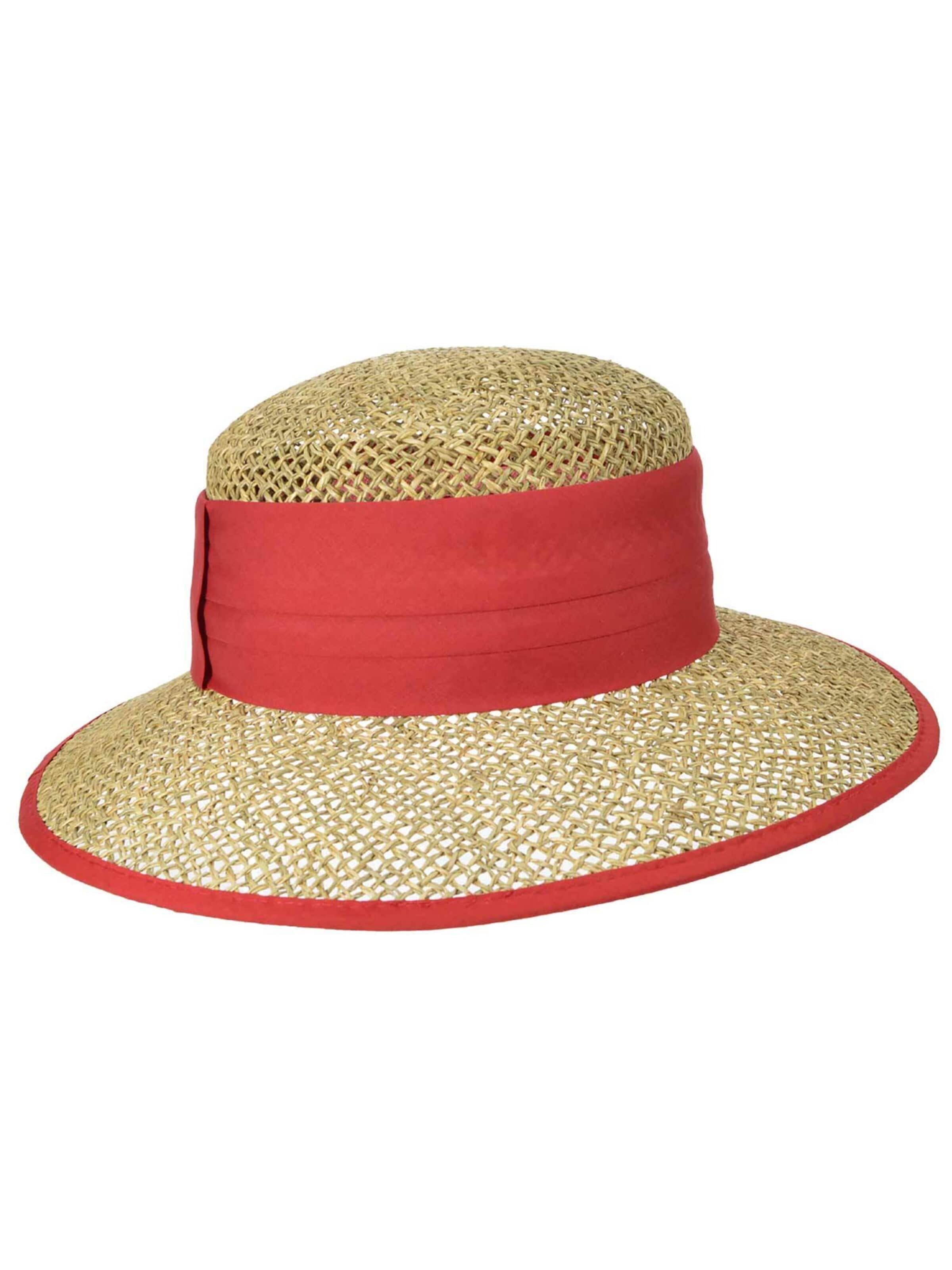 Seeberger Hat 'Hut' in Red: front