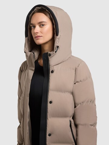khujo Winter Coat 'MAYLA3' in Grey