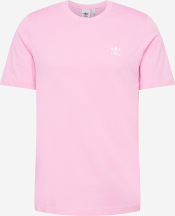 T-Shirt 'Adicolor Essentials Trefoil' ADIDAS ORIGINALS en rose : devant