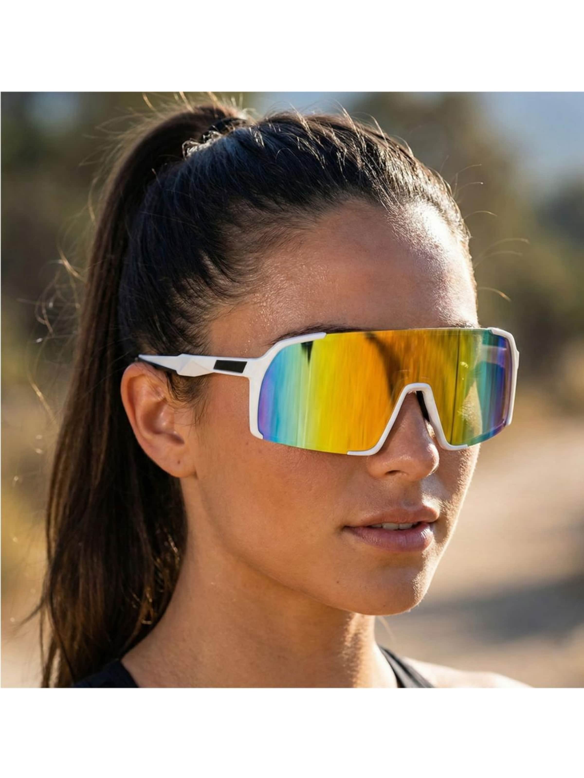 VEYREY Sports sunglasses 'Aeroblade' in Yellow