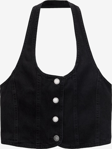 Pull&Bear Top in Schwarz: predná strana