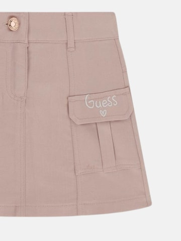 GUESS KIDS Zestaw 'GUESS KIDS SET SS T-SHIRT+TWILL SKIRT Completi' w kolorze biały