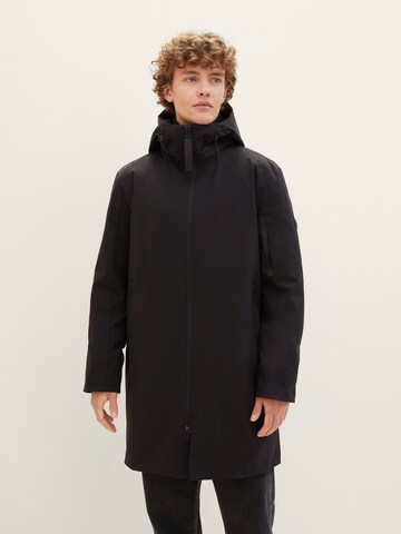 TOM TAILOR DENIM Parka in Schwarz: Vorderseite