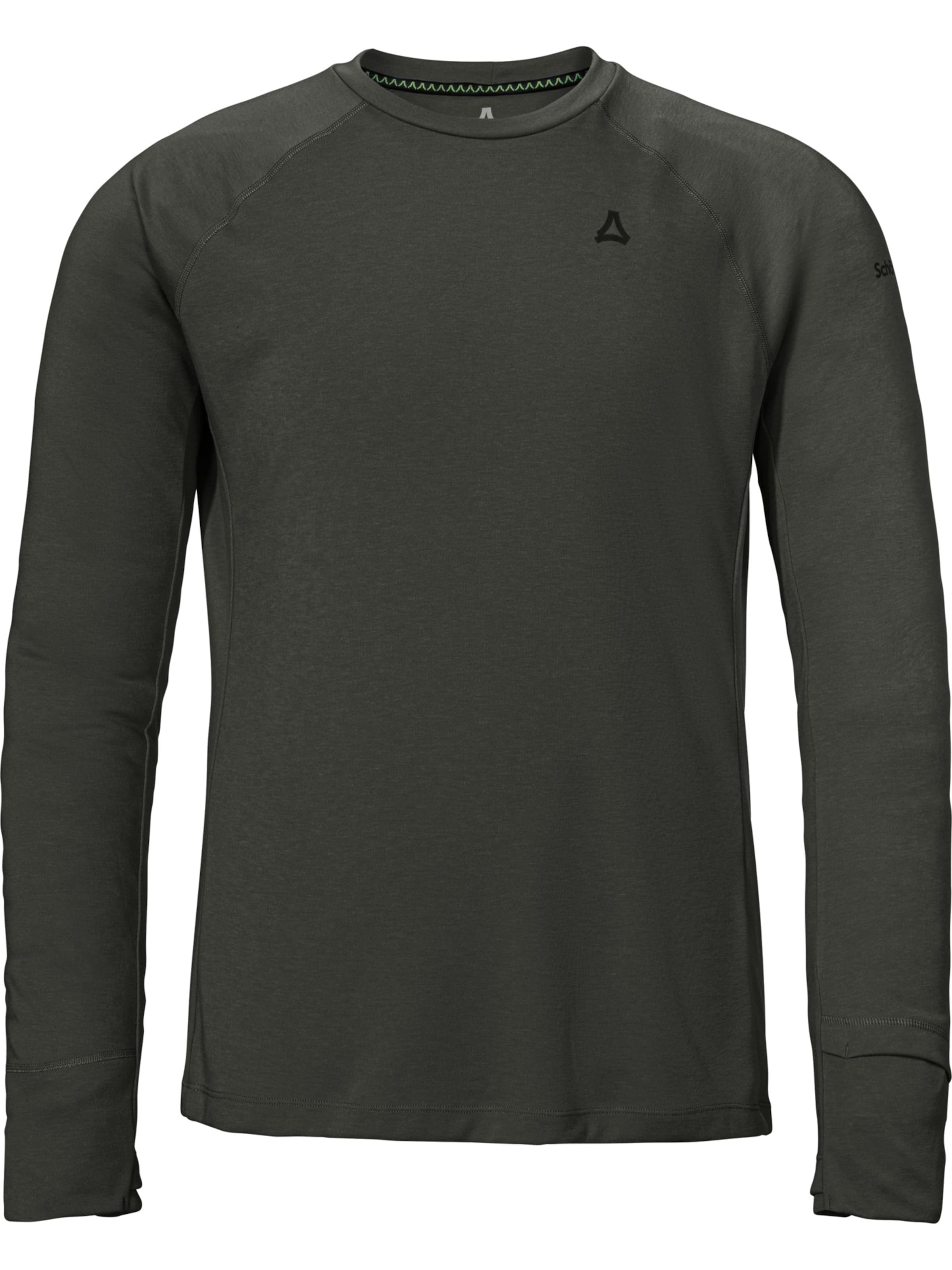 Schöffel Functioneel shirt in Zwart: voorkant