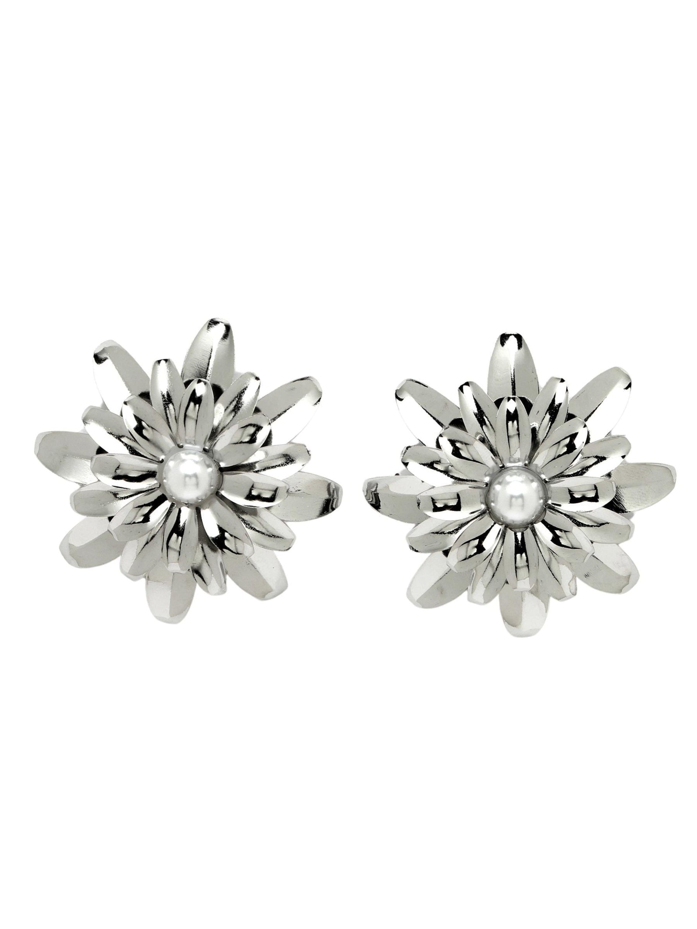 AVANT-GARDE PARIS Oorbellen 'Veronikaia' in Zilver: voorkant