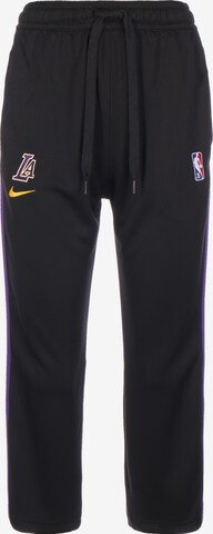 Loosefit Pantalon de sport 'NBA Los Angeles Lakers Courtside' NIKE en noir : devant