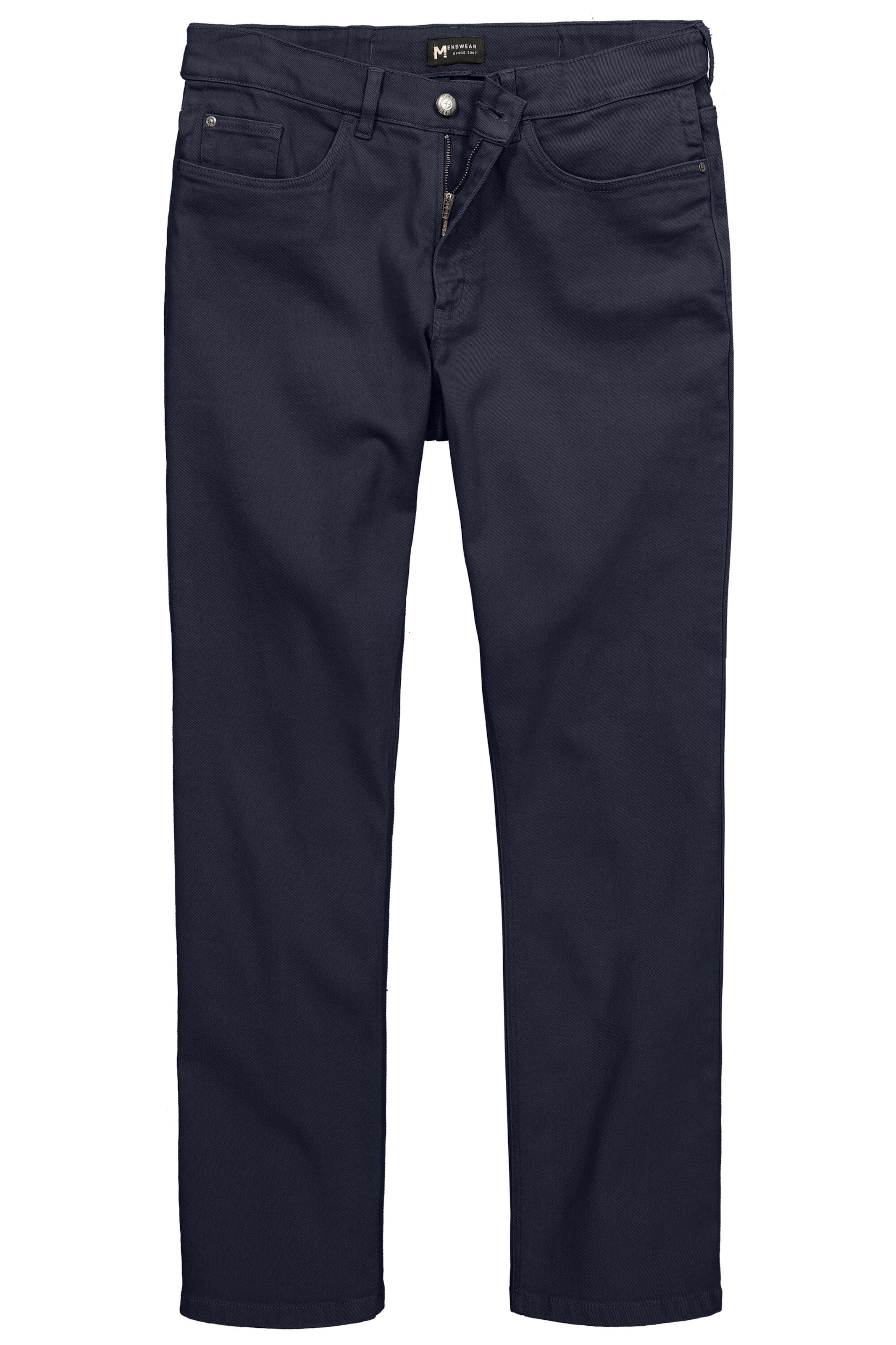 Men Plus Regular Jeans in Blauw: voorkant