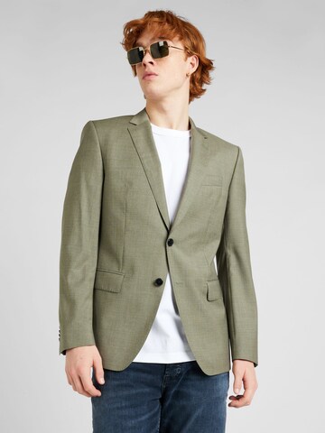 Coupe slim Veste de costume 'H-Huge' BOSS en vert : devant