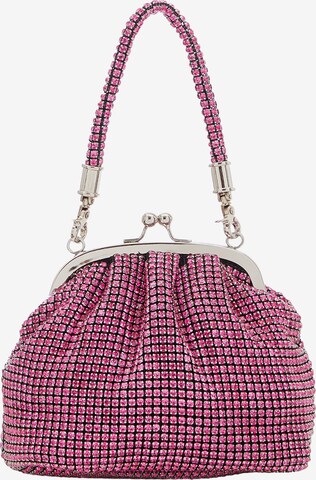NAEMI Clutch in Pink: front