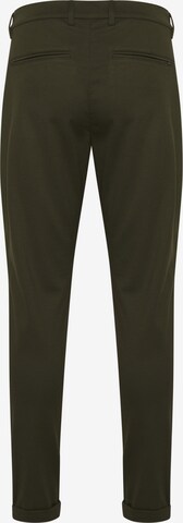 Casual Friday Slimfit Spodnie 'Portman' w kolorze zielony