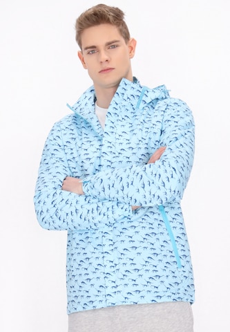 Mo ATHLSR - Chaqueta de montaña en azul: frente