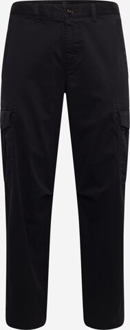 Regular Pantalon cargo 'Sisla' BOSS en noir : devant