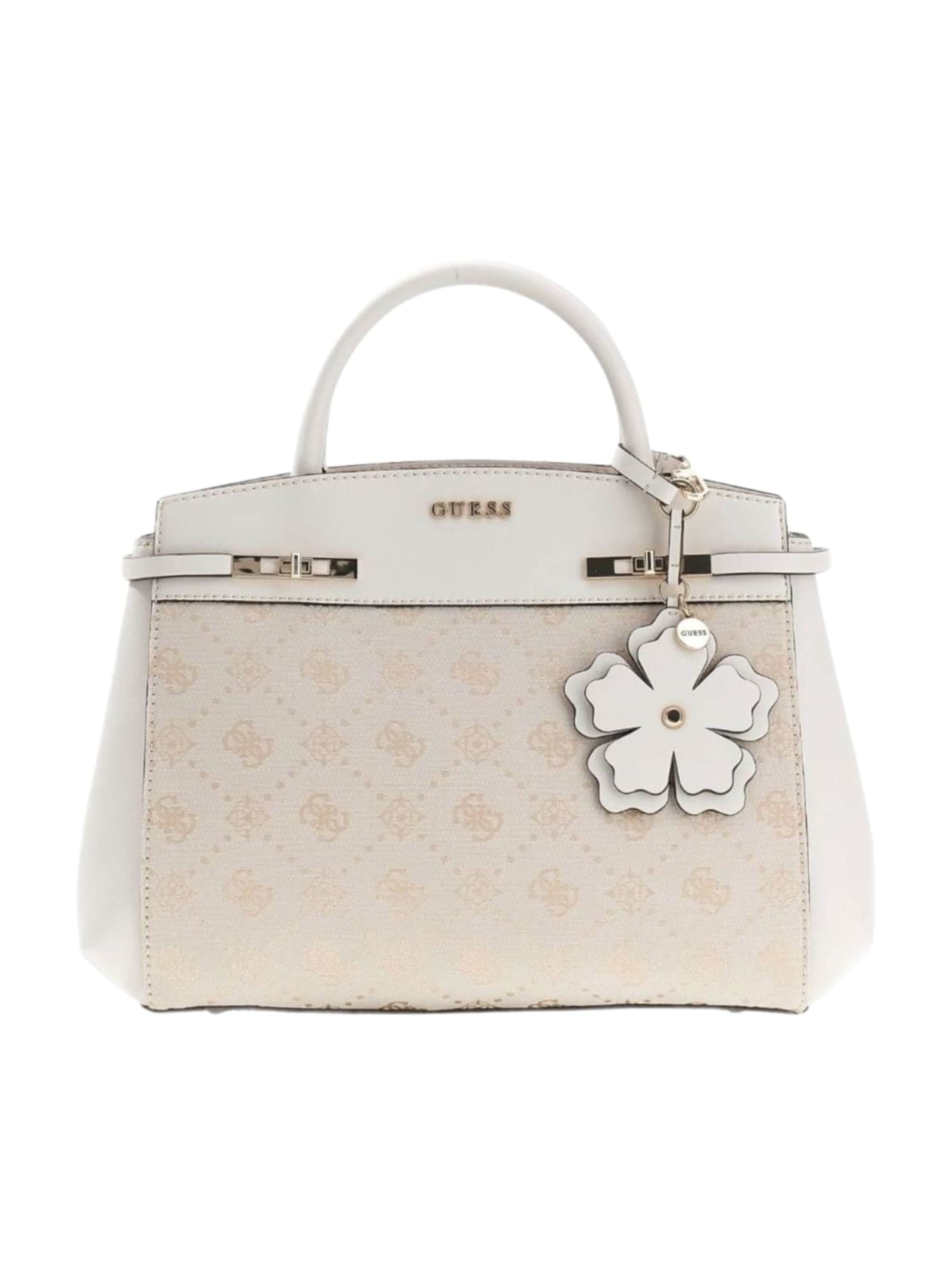 GUESS Handtasche 'Melinda'‌‌‌‌‌‌‌‌‌‌ in Weiß: Vorderseite