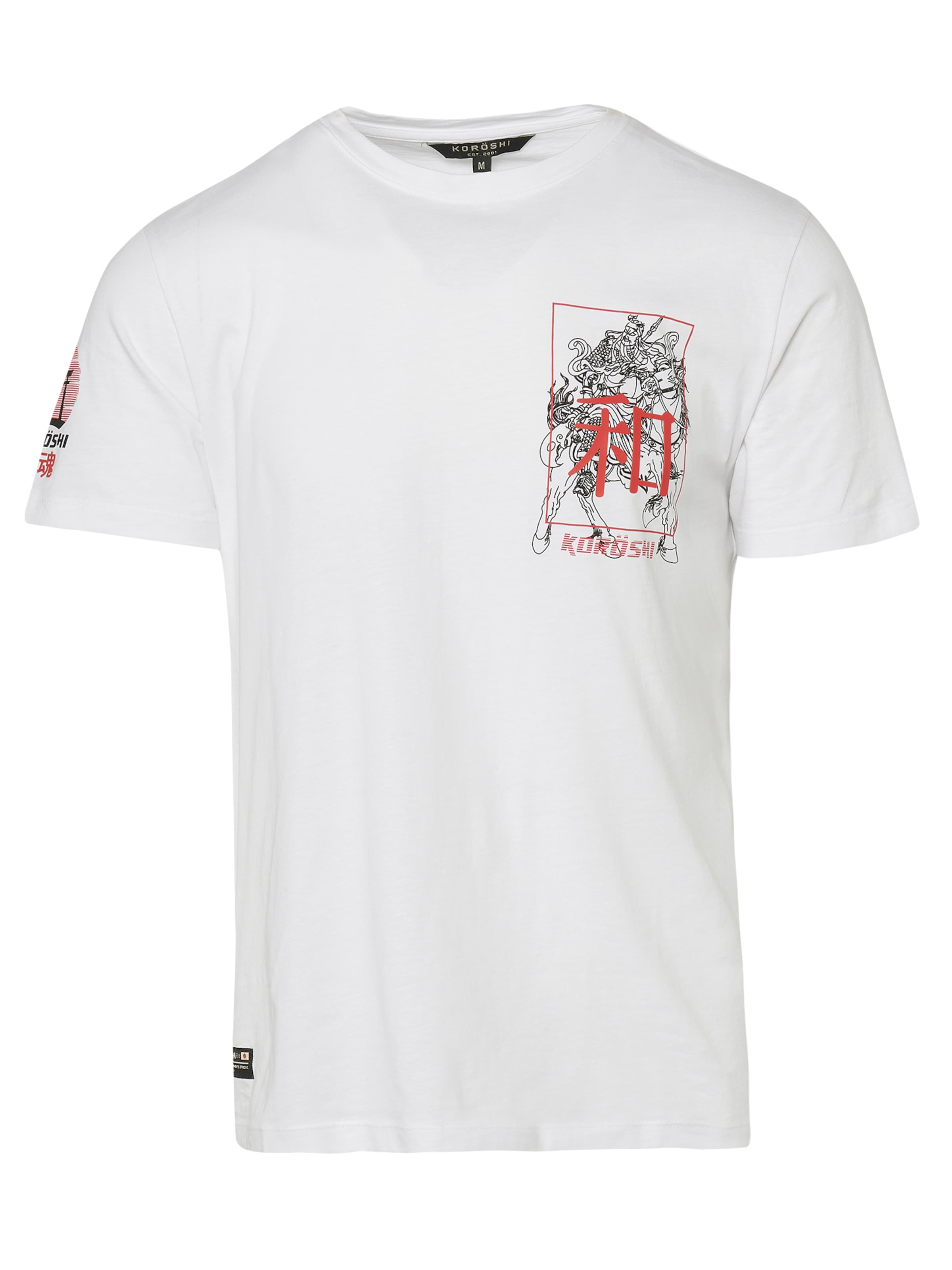 KOROSHI Póló - fehér: elől